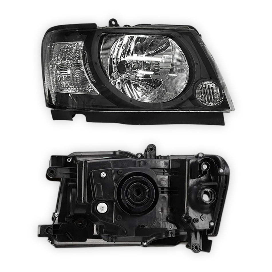 Nissan Patrol GU Y61 Wagon (2004 - 2016) Black Headlights