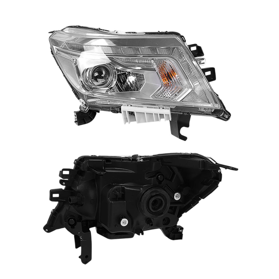 Nissan Navara D23 NP300 (2015 - 2021) Chrome LED Headlights