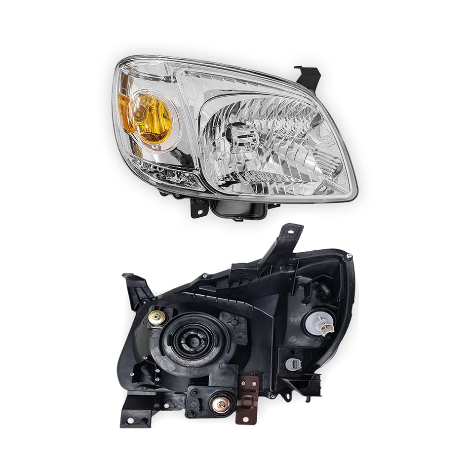 Mazda BT-50 UN (2006 - 2008) Clear Halogen Headlights