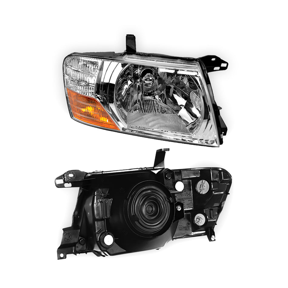 Mitsubishi Pajero NP (2002 - 2006) Clear Halogen Headlights