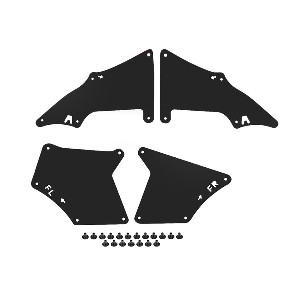 Toyota LandCruiser Prado 120 / 150 Series (2003 - 2020) Front and Rear Side Fender Liner Mud Flap Splash Guards