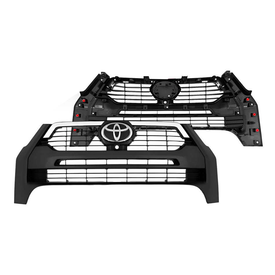 Toyota HiLux N80 (2020 - 2025) Genuine Center Bumper Grille LH + RH