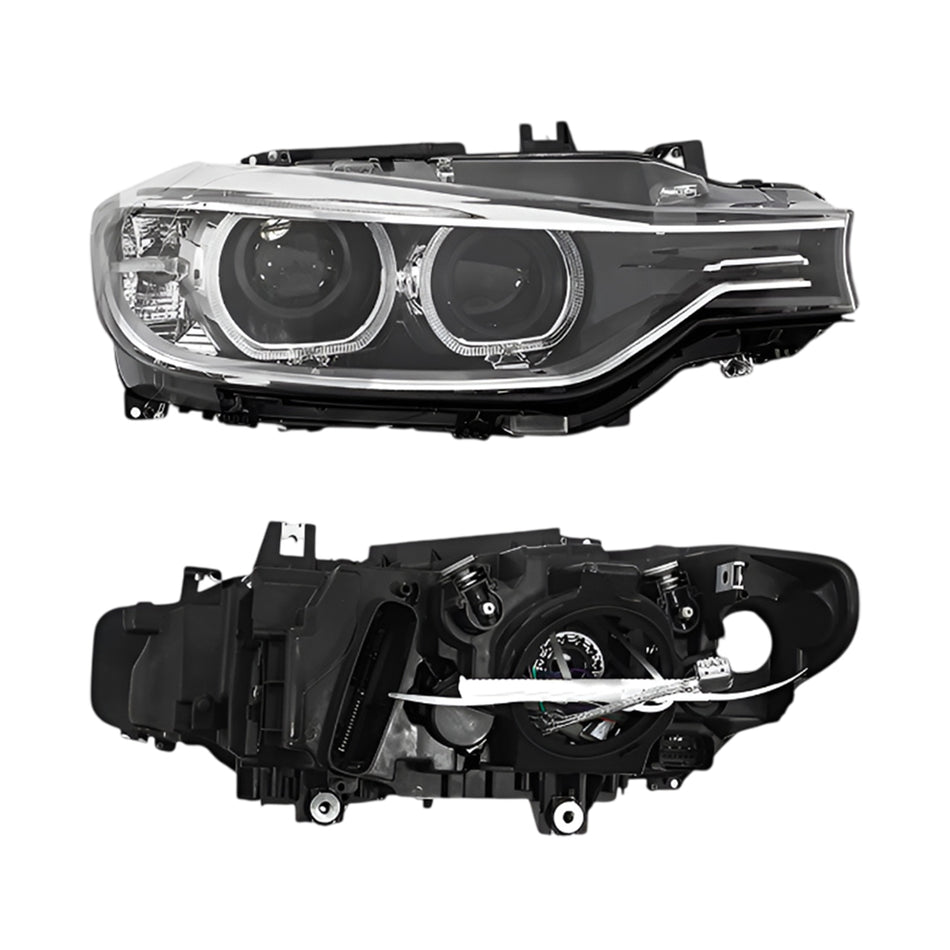 BMW 3 Series F30 / F31 Sedan / Wagon (2012 - 2015) Xenon with LED DRL OEM Style Headlights LH + RH
