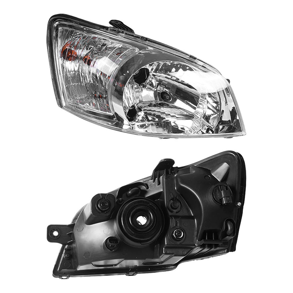 Hyundai Getz TB (2002 - 2005) Chrome Halogen OEM Style Headlights LH + RH