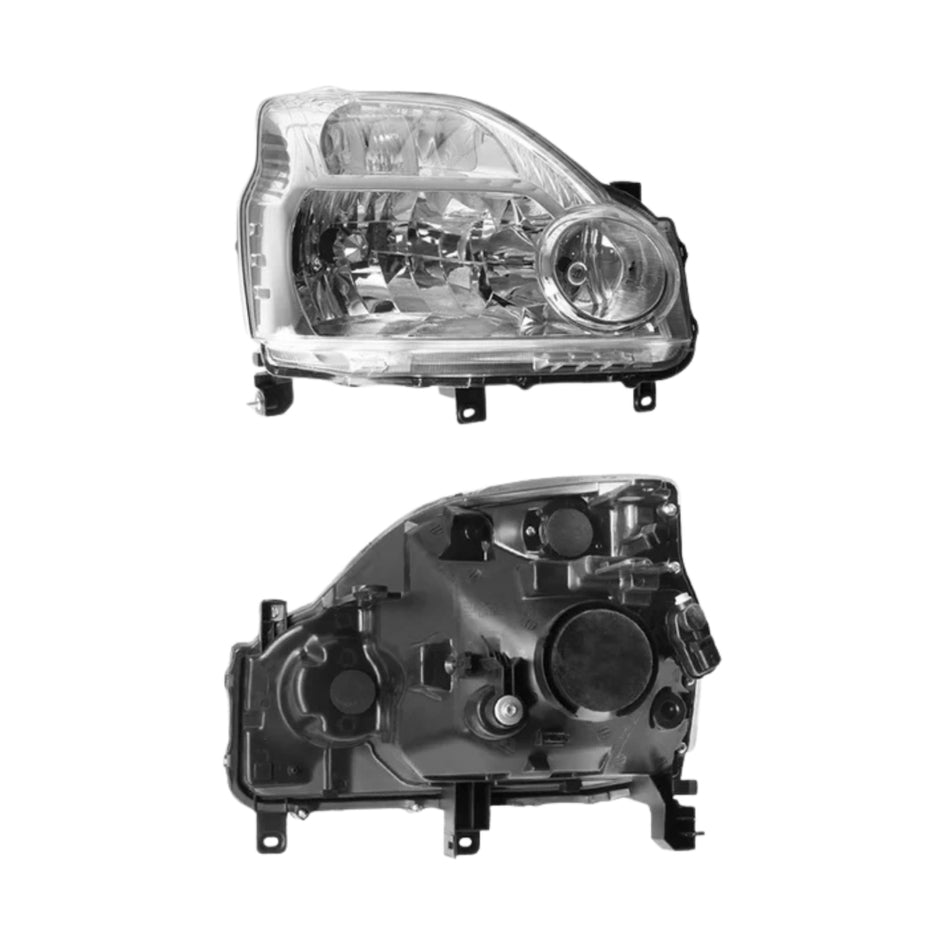 Nissan X-Trail T31 (2007 - 2010) Chrome Halogen OEM Style Headlights LH + RH