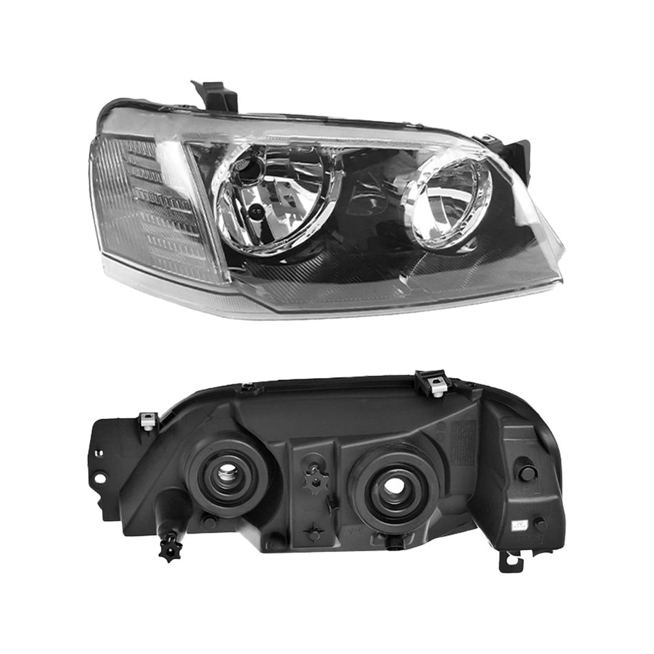 Ford Territory SX / SY (2004- 2009) Black OEM Style Headlights LH + RH