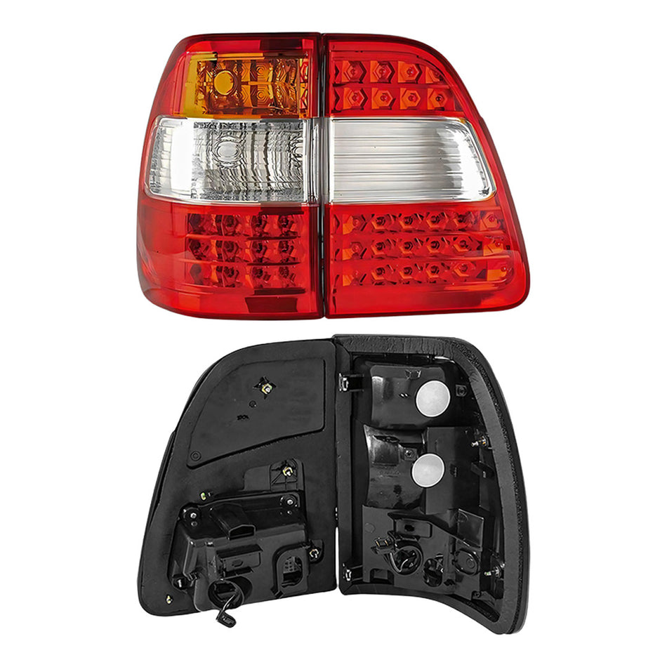 Toyota LandCruiser 100 Series (2005 - 2007) Inner and Outer OEM Style Tail Lights LH + RH