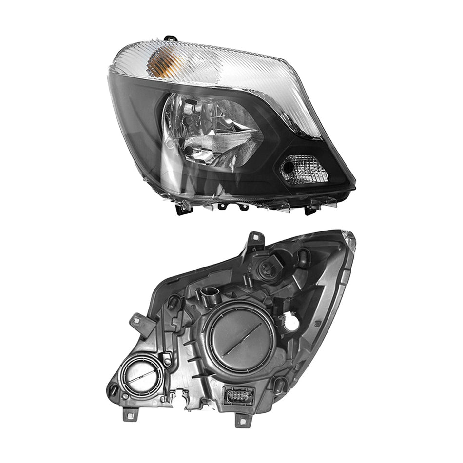 Mercedes-Benz Sprinter W906 (2013 - 2018) Halogen OEM Style Headlights LH + RH