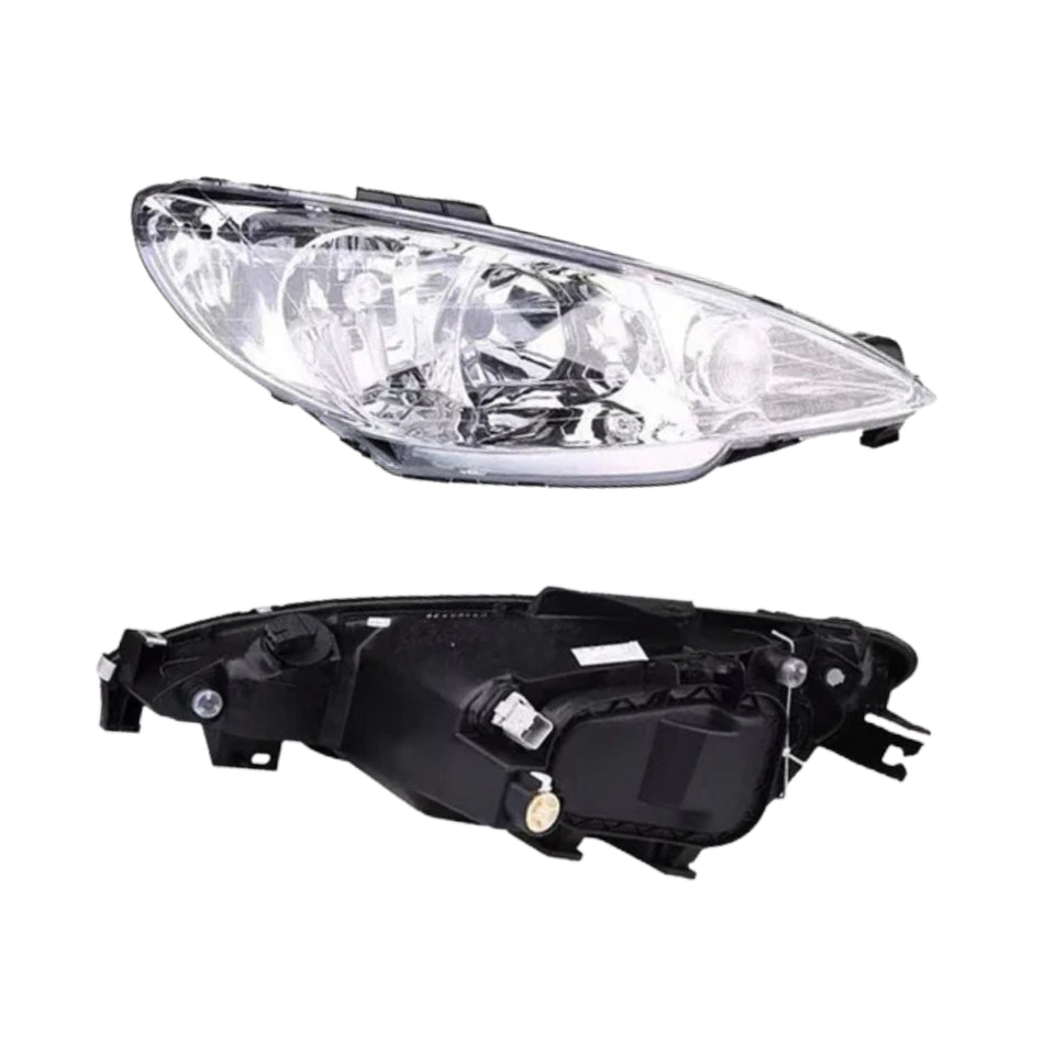 Peugeot 206 T1 (2003 - 2007) Halogen Headlights LH + RH