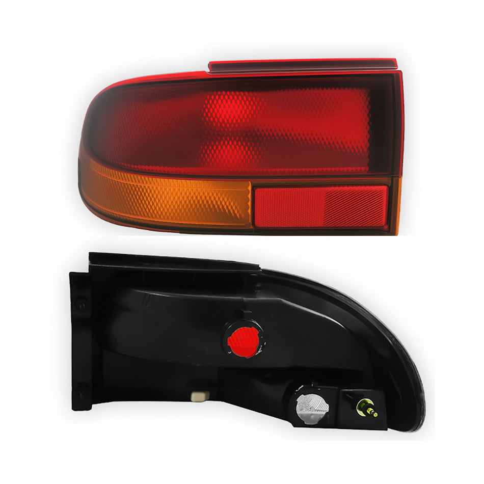 Holden Commodore VR / VS (1994 - 1997) Amber and Red Halogen OEM Style Tail Lights LH + RH