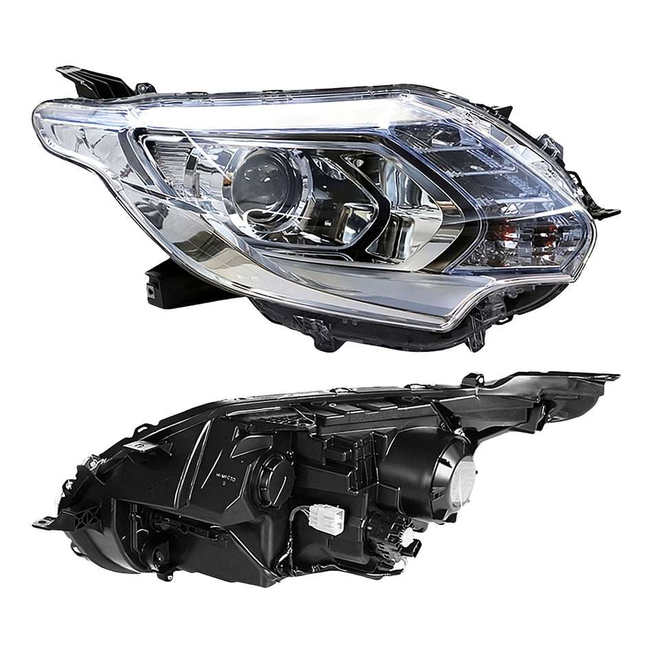 Mitsubishi Triton MQ (2015 - 2018) Genuine Clear Xenon Headlights LH + RH