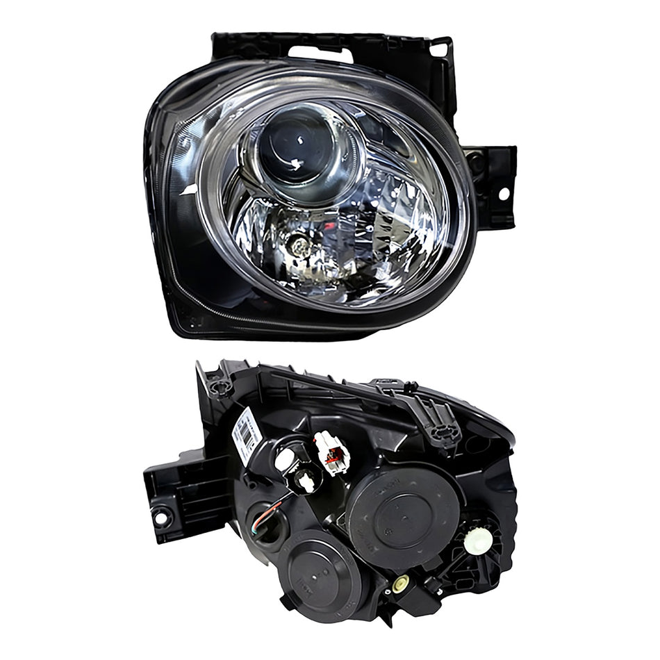 Nissan Juke F15 (2014 - 2020) Genuine Sealed Clear / Chrome Halogen Projector Headlights LH + RH