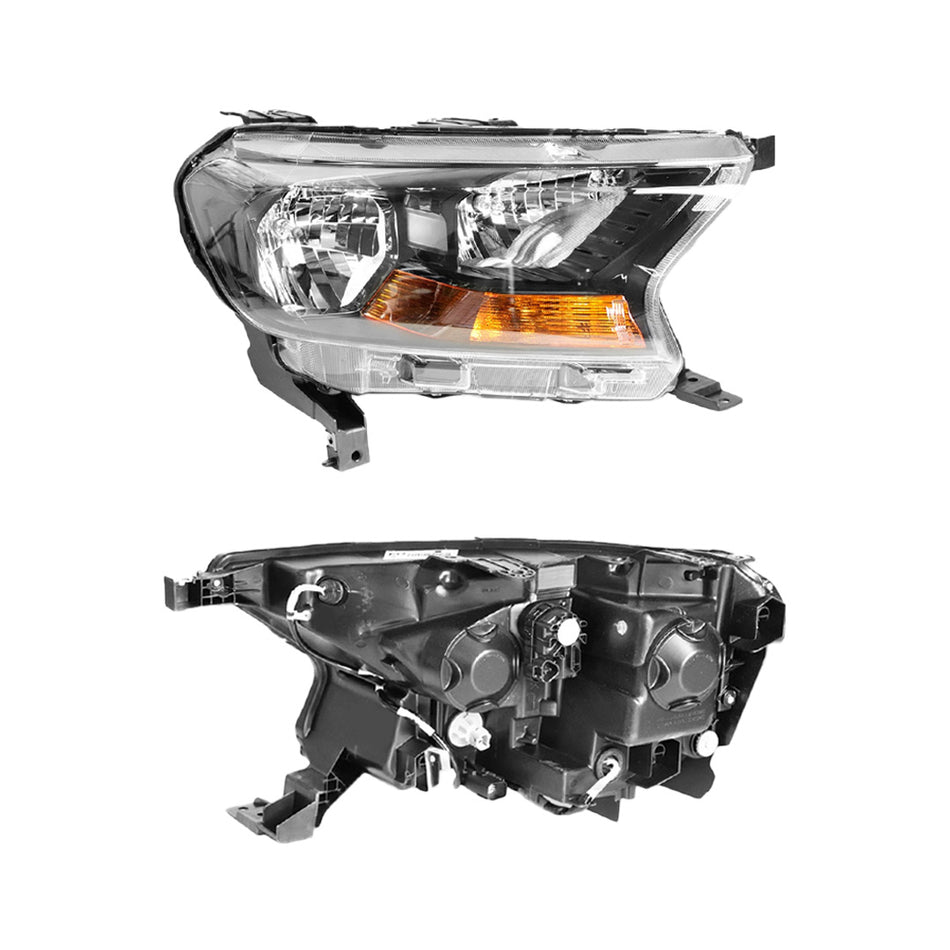 Ford Everest UA (2015 - 2018) Genuine Black Ambiente Headlights LH + RH