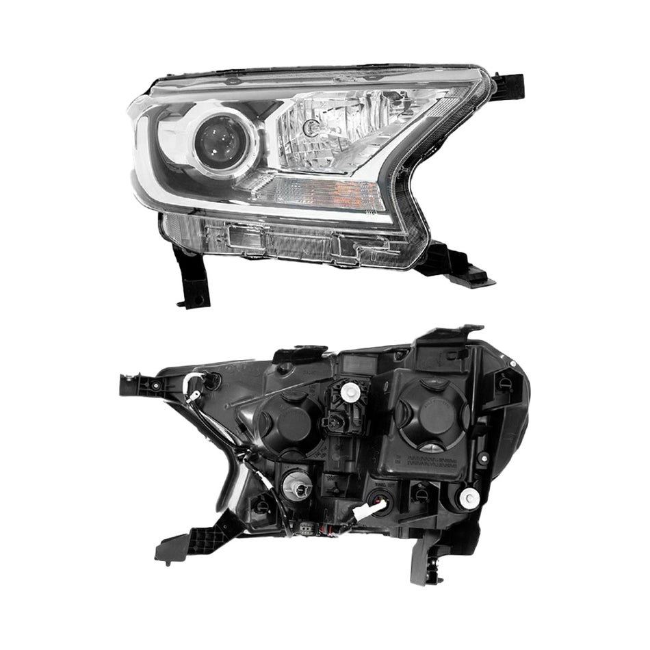 Ford Everest UA (2015 - 2018) Genuine Chrome Headlights LH + RH