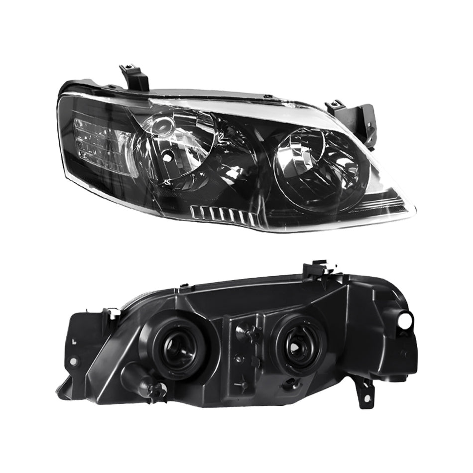 Ford Falcon BF Series 2 (2006 - 2008) OEM Style Headlights LH + RH