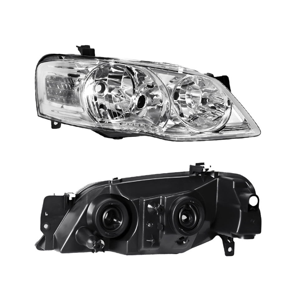 Ford Falcon BF Series 2 (2006 - 2008) OEM Style Headlights LH + RH