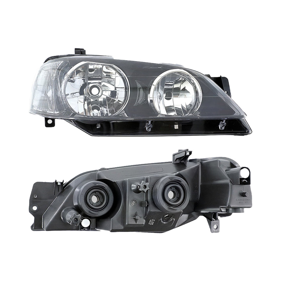 Ford Falcon BA (2002 - 2003) OEM Style Headlights LH + RH