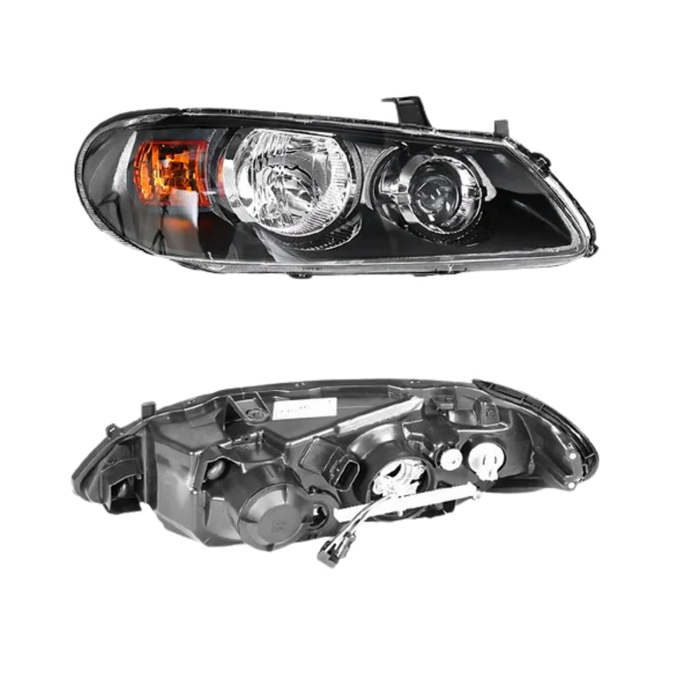 Nissan Pulsar N16 Hatch (2003 - 2005) Black Headlights LH + RH