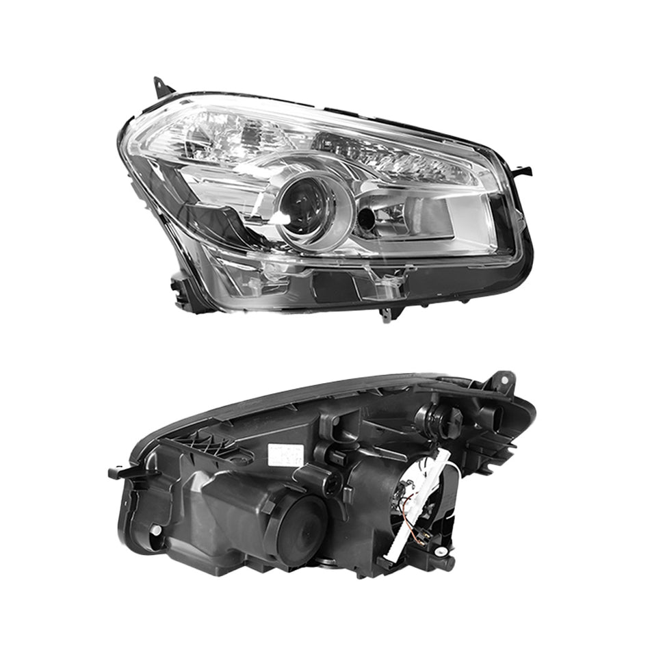 Nissan Dualis J10 Series 2 (2010 - 2014) Non-Xenon Headlights LH + RH