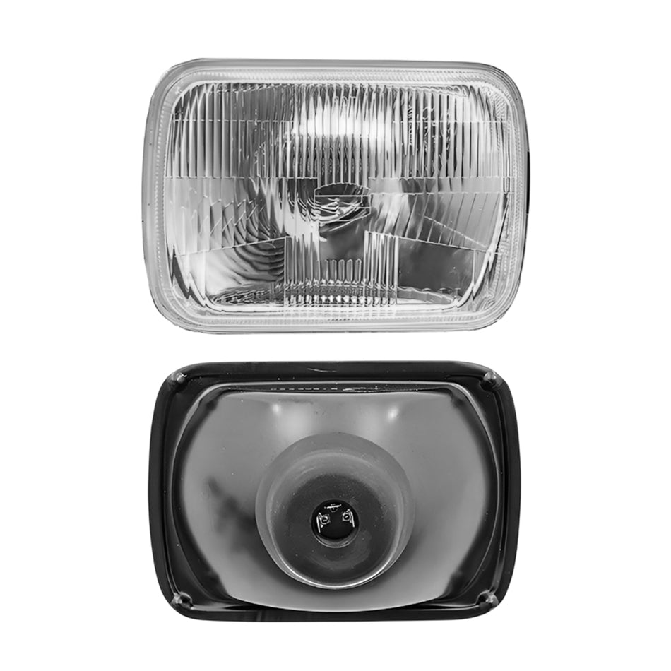 Ford Courier (1981 - 1985) Headlights with H4 Globe Glass Lens LH + RH