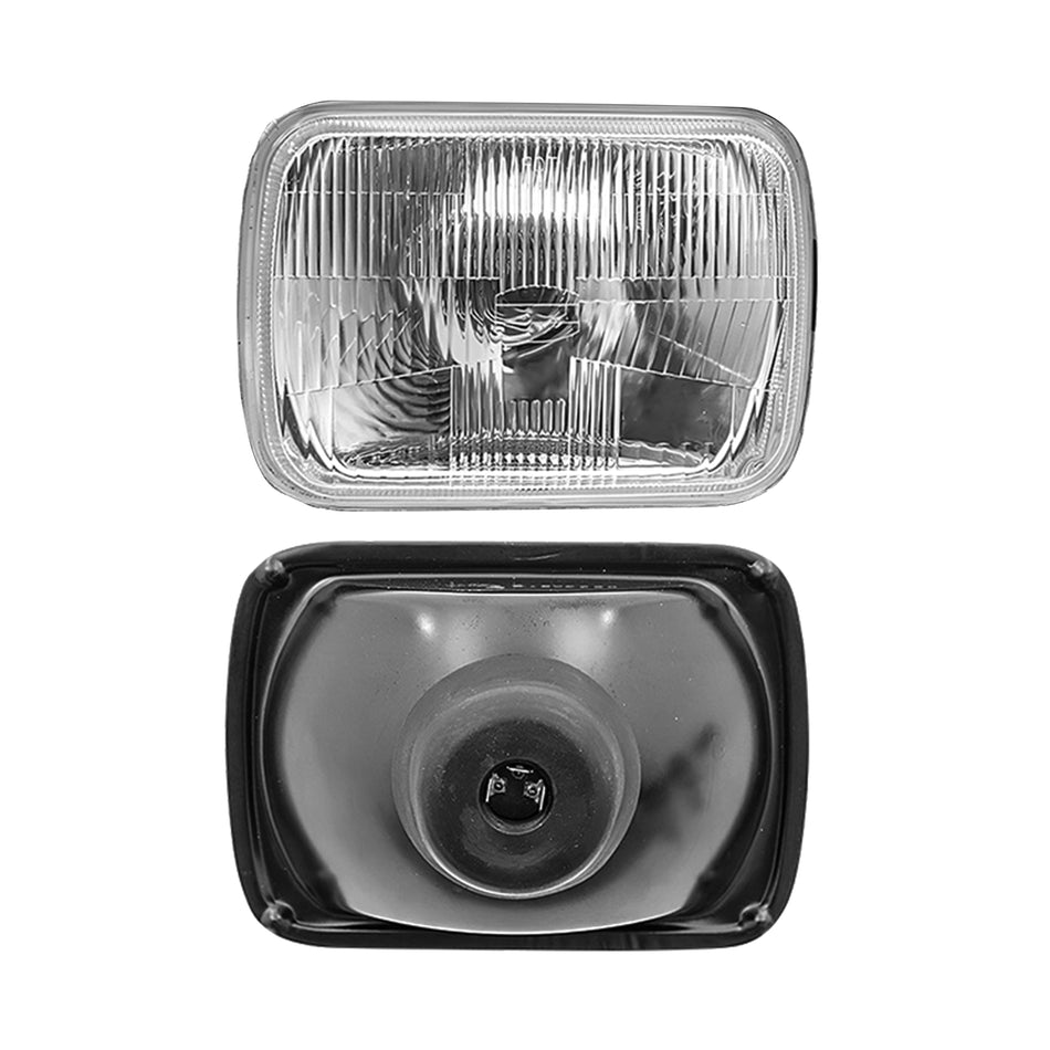 Ford Econovan (1978 - 1988) Headlights with H4 Globe Glass Lens LH + RH
