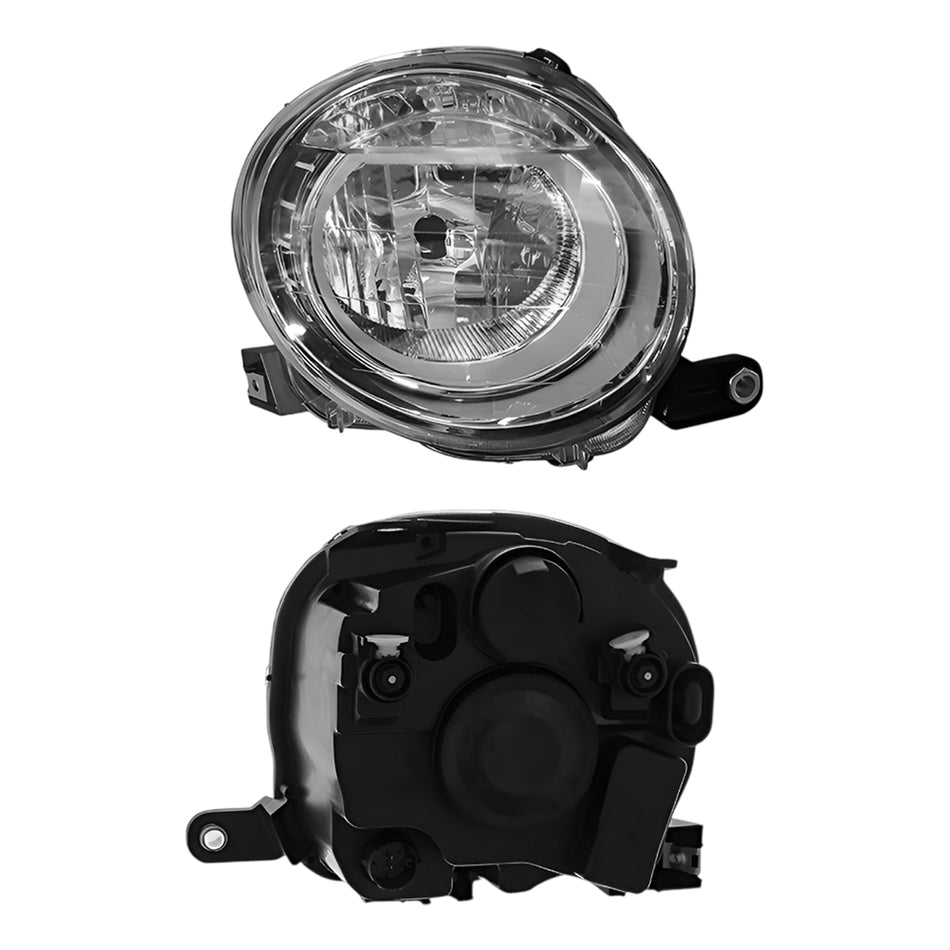 Fiat 500 Series 1 (2008 - 2015) Upper Headlights Low Beam LH + RH