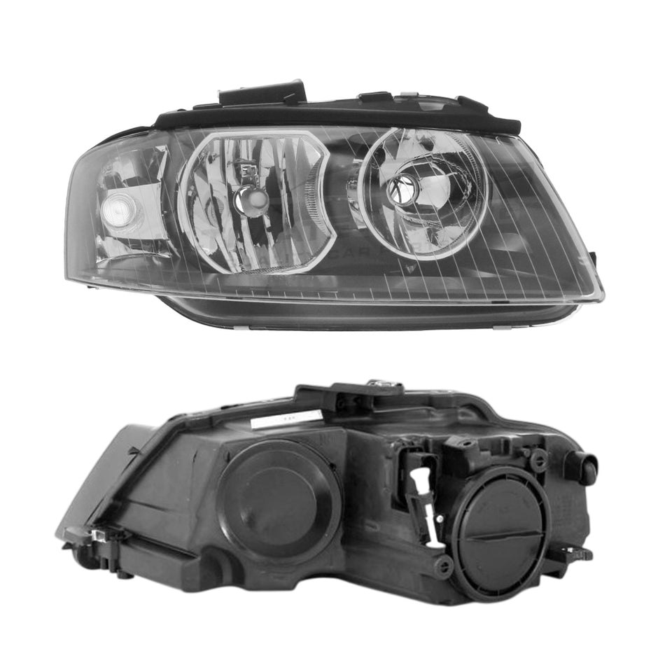 Audi A3 8P Series 1 (2004 - 2008) Headlights Halogen 9-Pins LH + RH