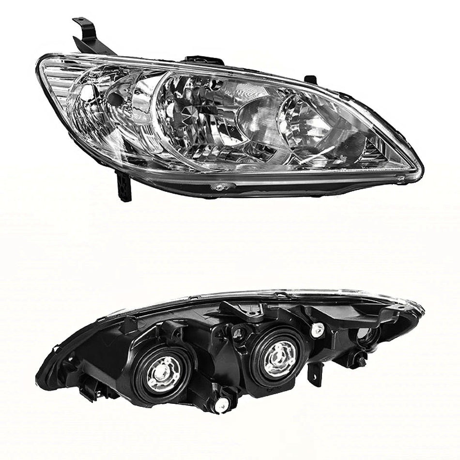Honda Civic ES (2004 - 2005) OEM Style Headlights LH + RH