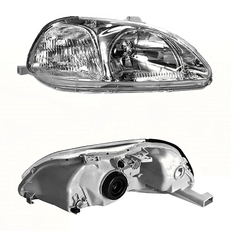 Honda Civic EK (1995 - 1998) OEM Style Headlights LH + RH