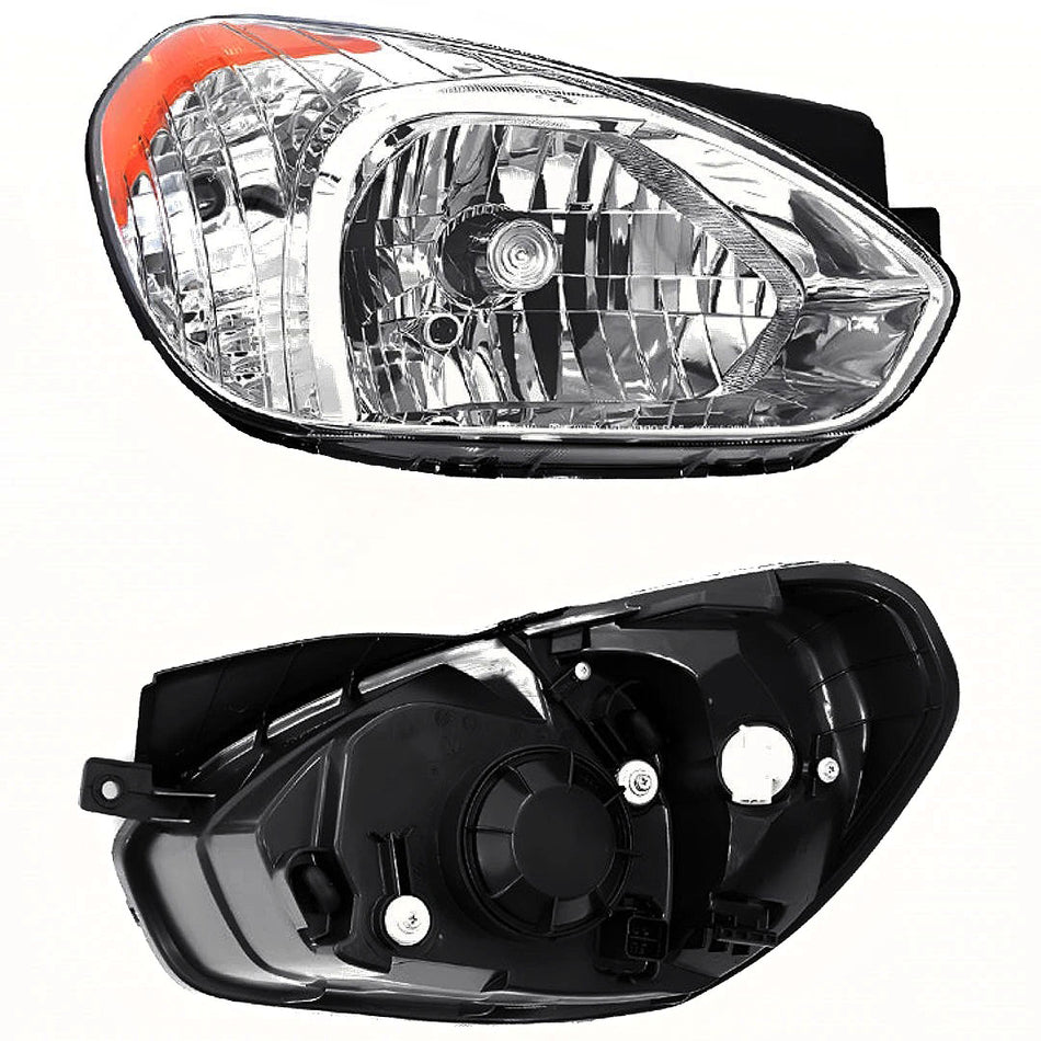 Hyundai Accent LC / MC (2005 - 2009) OEM Style Headlights LH + RH