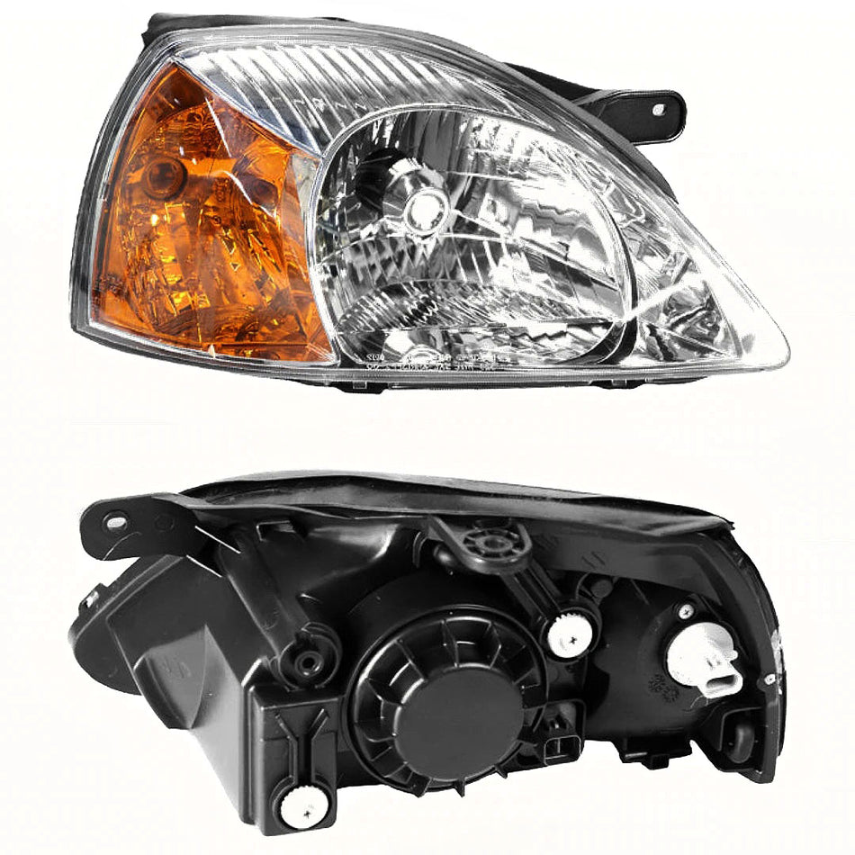 Kia Rio DC (2002 - 2005) OEM Style Headlights LH + RH