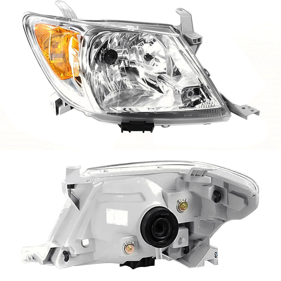 Toyota HiLux N70 (2005 - 2008) OEM Style Headlights LH + RH