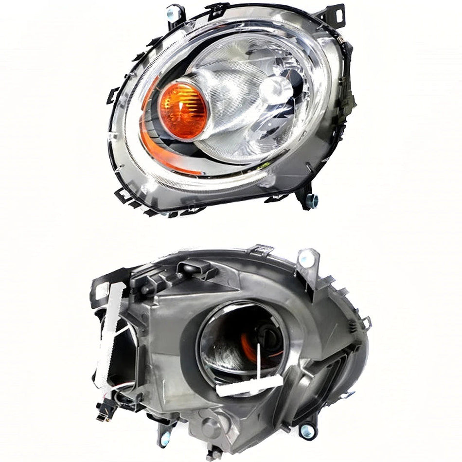 BMW  Cooper R57 (2009 - 2014) OEM Style Non Xenon Headlights Amber cap LH + RH