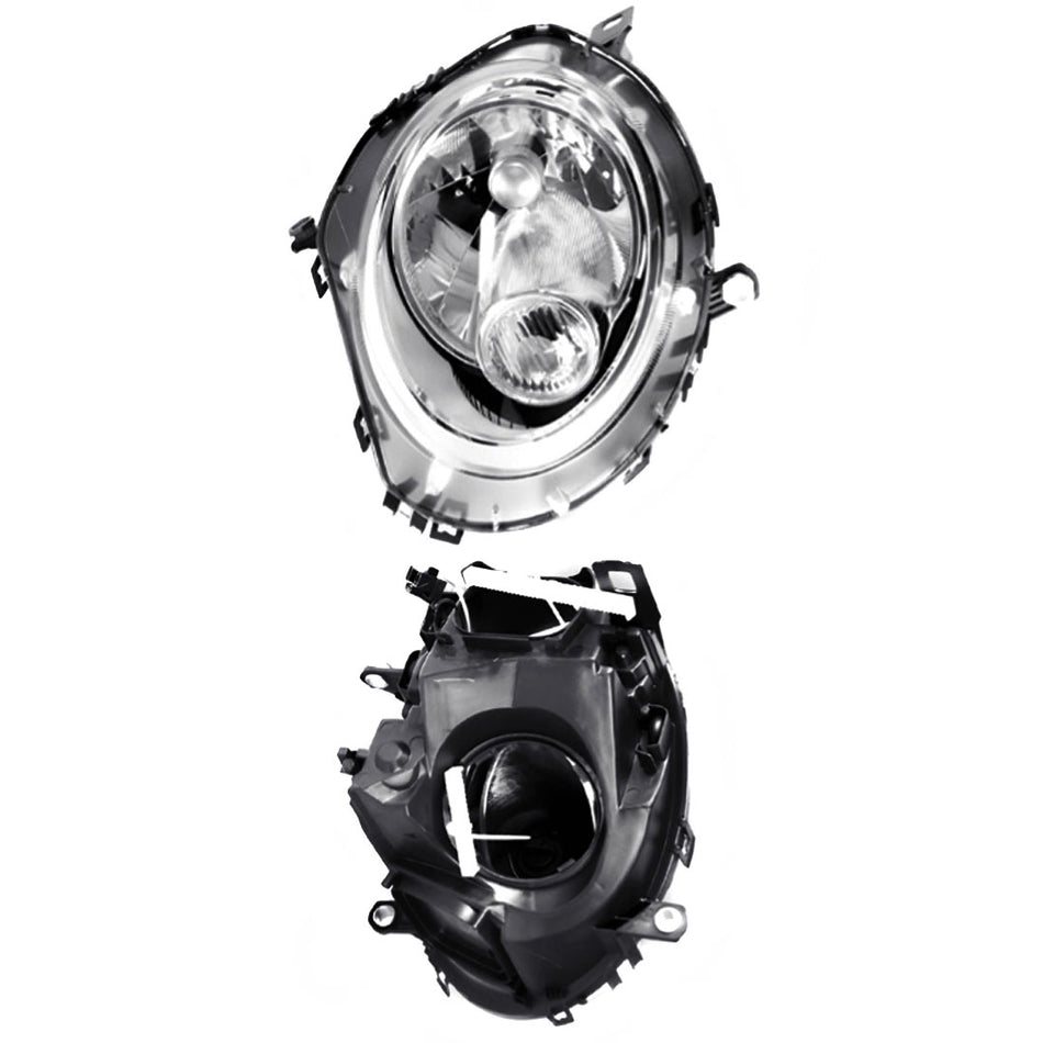 BMW  Cooper R56 (2007 - 2010) OEM Style Headlights Clear Cap LH + RH