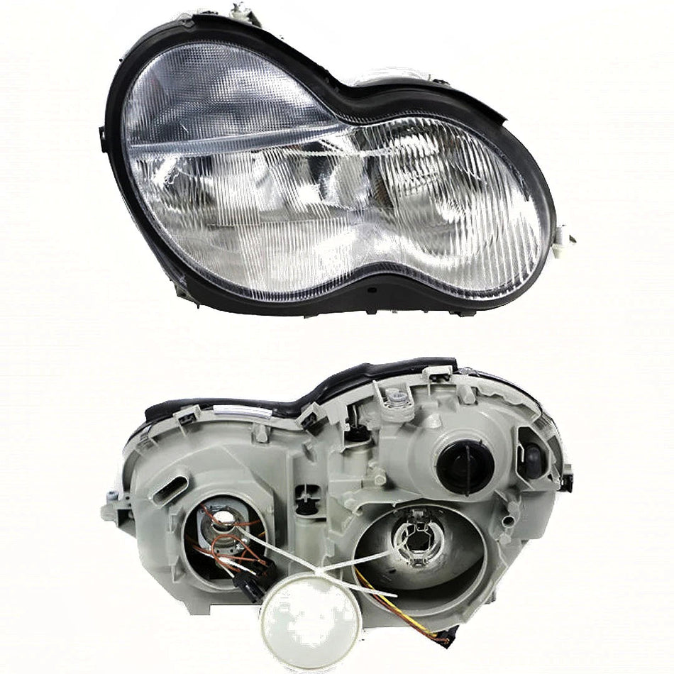 Mercedes-Benz C-Class W203 (2000 - 2004) OEM Style Non Xenon Headlights LH + RH