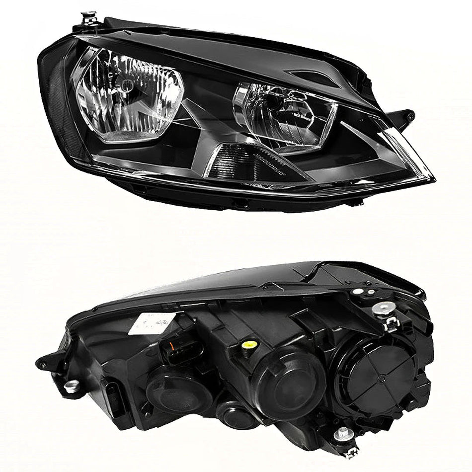 Volkswagen Golf MK7 (2012 - 2017) OEM Style Non Xenon Non LED Headlights LH + RH