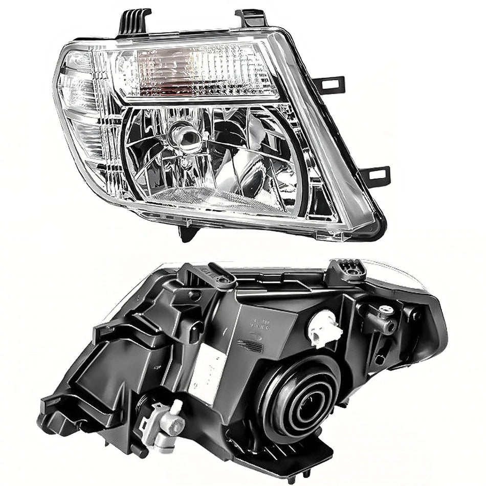 Nissan Navara D40 (2010 - 2015) Headlights No Xenon LH + RH