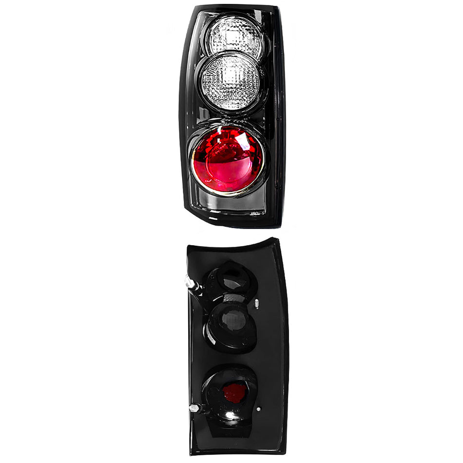 Holden Commodore VT / VX / VU / VY / VZ Ute & Wagon (1997 - 2007) Black Altezza Tail Lights LH + RH