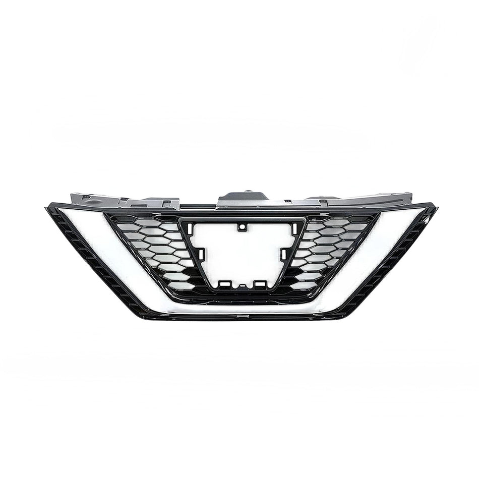 Nissan Qashqai J11 (2017 - 2022) Genuine Black / Chrome Grille Trapezoid Badge