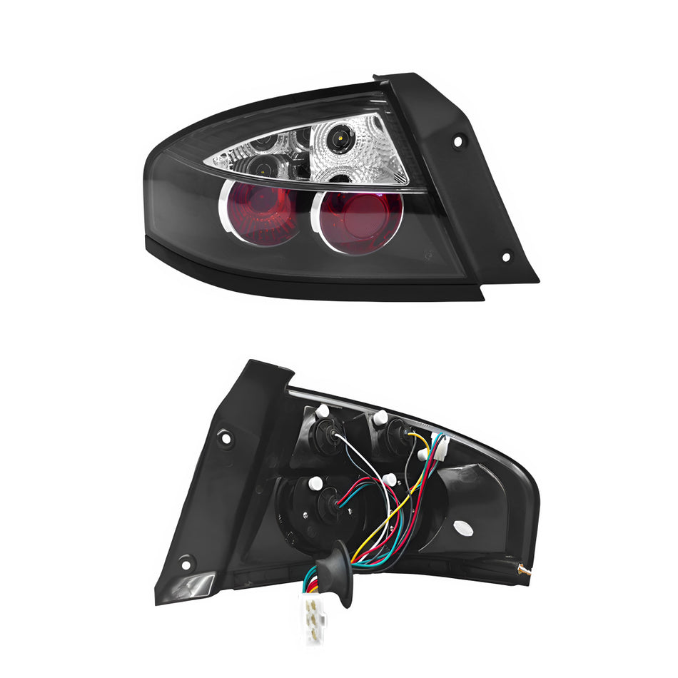 Ford Falcon BA / BF (2002 - 2011) Black Altezza OEM Style Tail Lights LH + RH