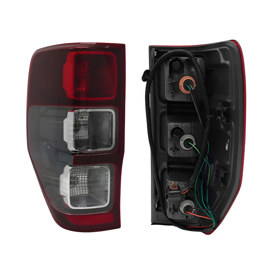 Ford Ranger PX1 (2011 - 2015) Black Halogen OEM Style Tail Lights LH + RH
