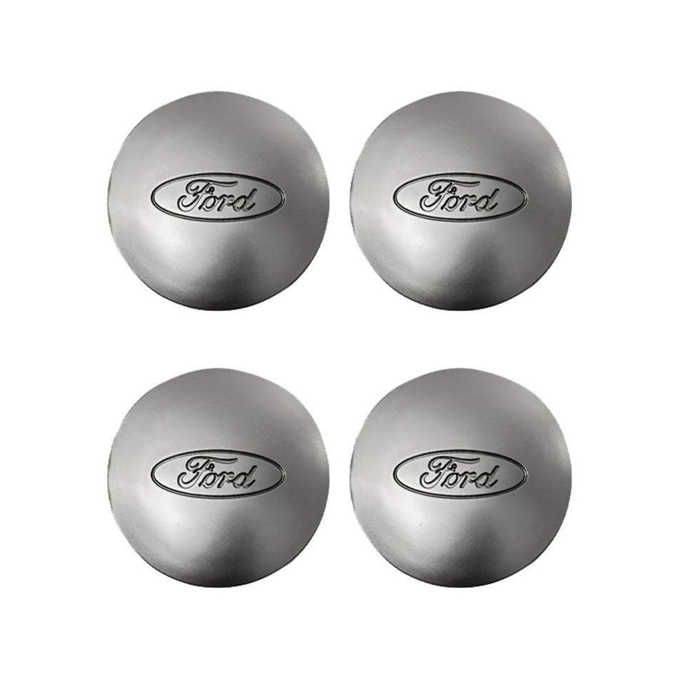 Ford Falcon AU / BA / BF / FG / FG X (1998 - 2016) 4 Pcs. Silver Wheel Centre Caps