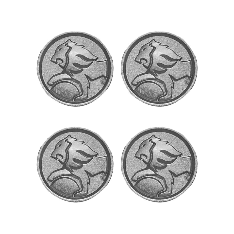 Holden Commodore VT / VX / VU / VY / VZ (1997 - 2007) 4 Pcs. Silver Wheel Centre Caps