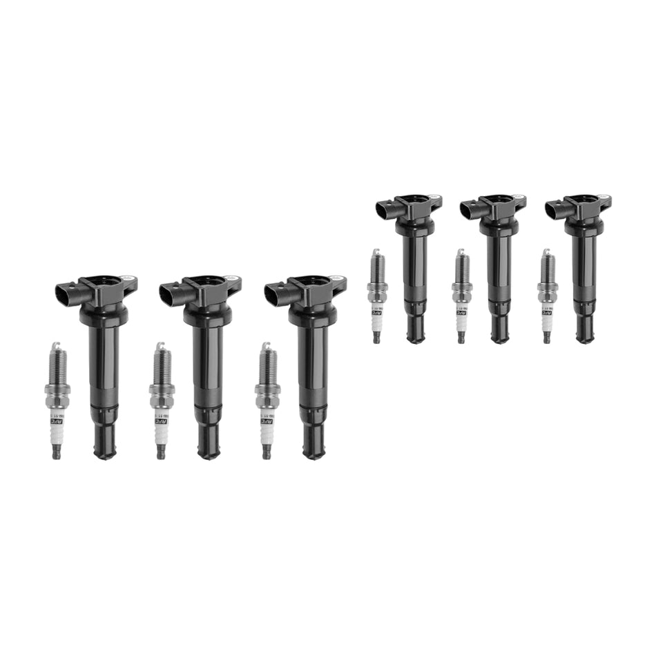 Kia Carnival VQ (2006 - 2011) 2.7L Ignition Coils and Spark Plugs Complete Set