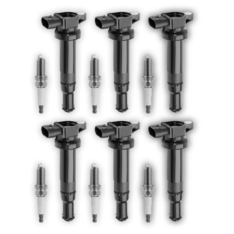 Kia Magentis MG (2005 - 2006) 2.7L Ignition Coils and Spark Plugs Complete Set