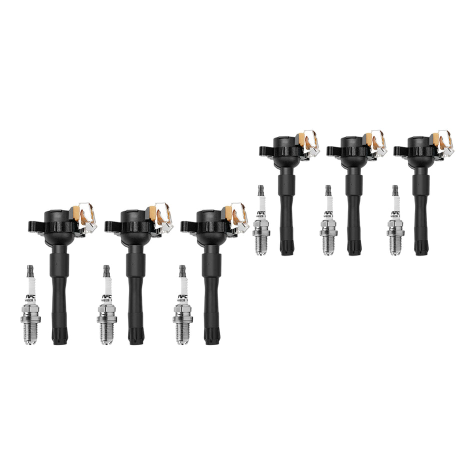 BMW 3 Series E36 / E46 (1996 - 2002) 2.5L / 2.8L / 3.0L / 3.2L Ignition Coils and Sparks Plugs Complete Set