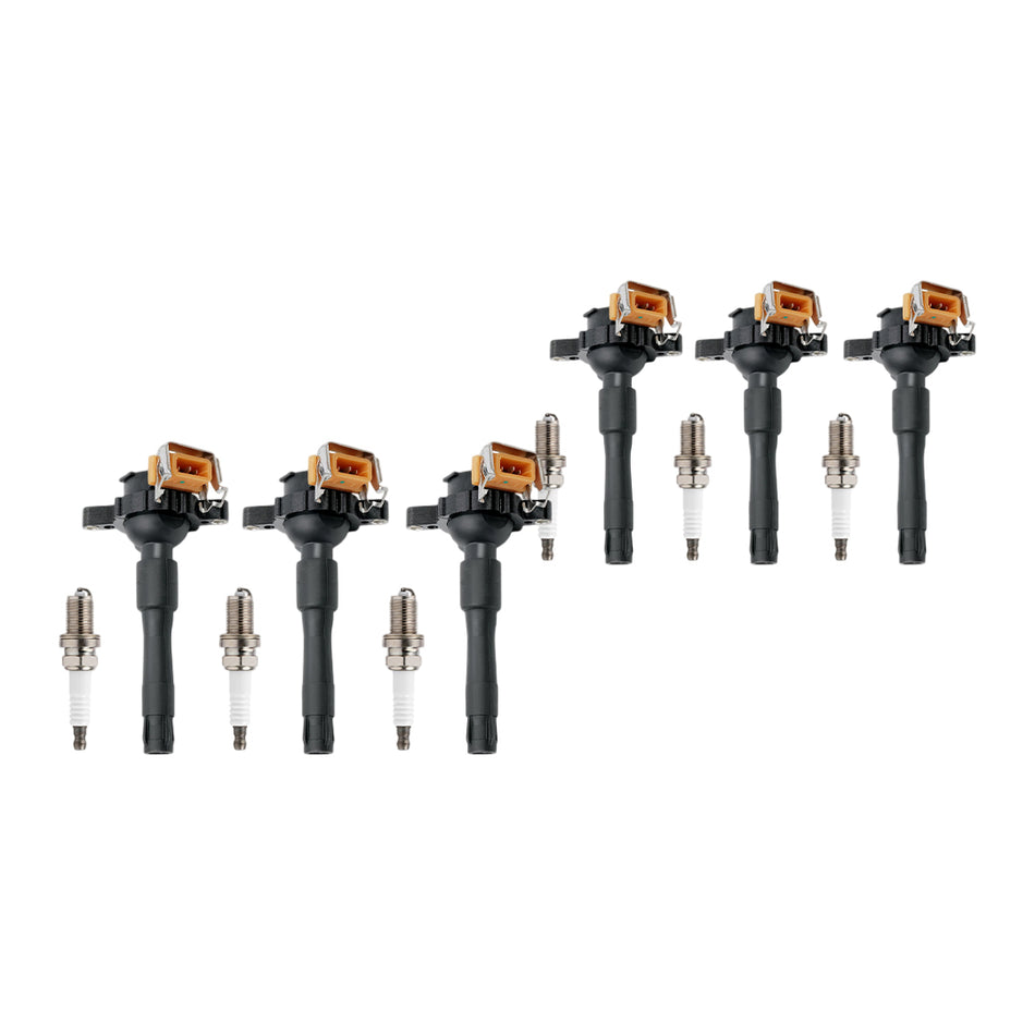 BMW 5 Series E39 / E53 (1997 - 2003) 2.5L / 2.8L / 3.0L / 4.4L Ignition Coils and Spark Plugs Complete Set