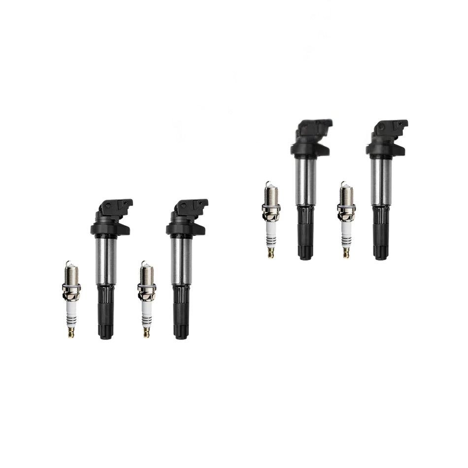 BMW X5 E53 / E70 (2003 - 2013) 3.0L / 4.4L / 4.8L Ignition Coils and Spark Plugs Complete Set