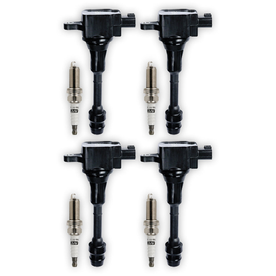 Nissan Altima L31 (2002 - 2006) 2.5L Ignition Coils and Spark Plugs Complete Set