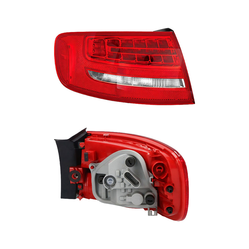 Audi A4 B8 (2007 - 2011) Genuine White LED Tail Lights LH + RH